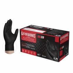 Gloveworks Black Nitrile Disposable Gloves